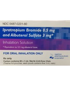 Ipratropium / Albuterol Sulfate 0.5 mg - 3 mg / 3 mL Unit ...