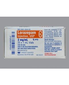 Lorazepam Oral Concentrate 2mg Ml