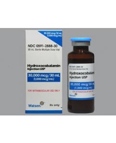 Vitamin B-12 Hydroxocobalamin 1,000 Mcg / ML Intramuscular Injection ...