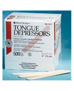 Tongue Depressor HSI Non Sterile Adult 500/Bx, 10 BX/CA