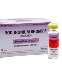 Rocuronium Bromide, Preservative Free 10 mg / mL Intravenous Injection Multiple Dose Vial 5 mL