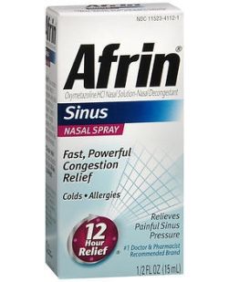 Sinus Relief Afrin® Allergy Sinus 0.05% Strength Nasal Spray 15 mL