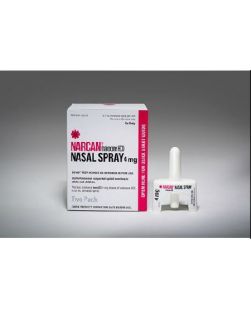 Narcan® Naloxone HCl 4 mg Spray Bottle 0.1 mL