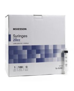 General Purpose Syringe McKesson 20 mL Blister Pack Luer Lock Tip Without Safety