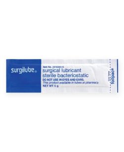 Lubricating Jelly Surgilube® 5 Gram Individual Packet Sterile