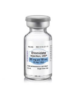 Etomidate 2 mg / mL Intravenous Injection Single Dose Vial 10 mL