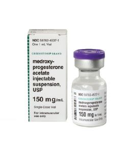 Greenstone® Medroxyprogesterone Acetate 150 mg / mL Intramuscular Injection Single Dose Vial 1 mL