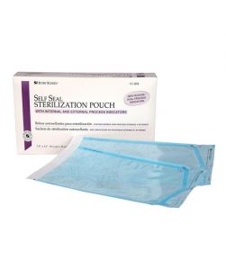 Pouch Sterilization SelfSeal 7.5 in x 13 in Blu/Wht LF 200/Bx, 6 BX/CA