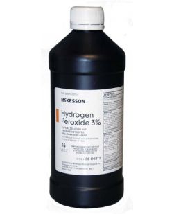 Hydrogen Peroxide 3%, 16 oz, 12 btl/cs 