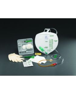 Indwelling Catheter Tray Bard® Lubricath® Foley 16 Fr. 5 cc Balloon Hydrogel Coated Latex