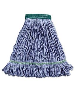 Super Loop Wet Mop Head, Cotton/Synthetic, Medium Size, Blue (EA/1)