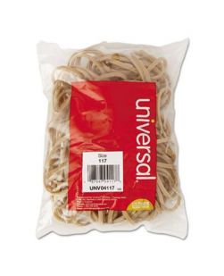 Rubber Bands, Size 117, 0.06" Gauge, Beige, 4 oz Box, 50/Pack (PK/1)