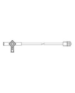 Extension Set, 4-Way Stopcock, Standard Bore, 22, 2.5mL Male, 50/cs (US Only)