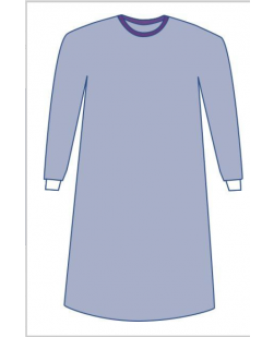 Gowns, Surgical: Sterile Nonreinforced Sirus Surgical Gowns with Set-In Sleeves and Towel, Size XL