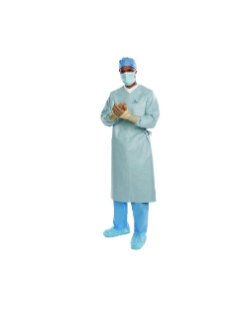 Aero Chrome Surgical Gown, X-Large, Standard Length, No Towel, Non-Sterile, 32/cs