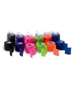 Self-Adherent Wrap, 2" x 5 yds, Latex Free (LF), Brights Pack, Non-Sterile, 36/cs (US Only)