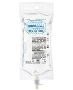 Dobutamine HCl / Dextrose 5% 1 mg / mL Intravenous Solution Flexible Bag 250 mL-DOBUTAMINE, SOL IV 1000MCG/ML 5% DEX 250ML (12/CS)