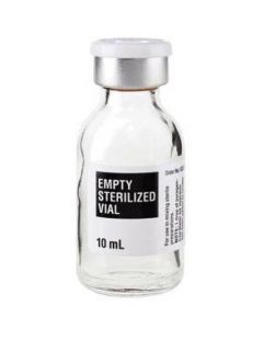 Empty Vial 10 mL, Glass Flip-Top Vial, Sterile (25/CS 2PK/CS)