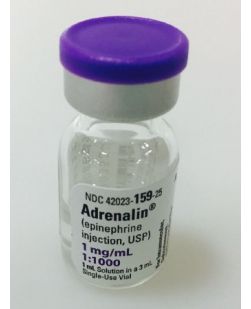 Generic Adrenalin® Alpha- and Beta-Adrenergic Agonist Epinephrine 1 mg / mL (1:1000) Injection Single Use Vial 1 mL