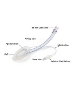 LMA® Unique™ Standard Laryngeal Mask Pediatric / Adult User Size 3 Clear Sterile Disposable