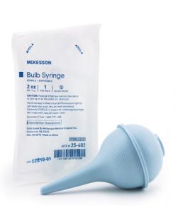 Ear / Ulcer Bulb Syringe McKesson 2 oz. Disposable Sterile Blister Pack