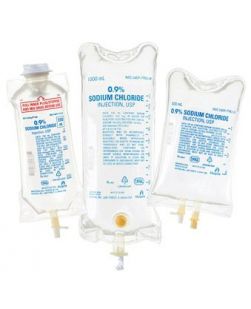 Replacement Preparation Sodium Chloride, Preservative Free 0.9% Intravenous IV Solution Flexible Bag 500 mL