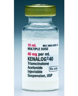 Kenalog®-40 Corticosteroid Triamcinolone Acetonide 40 mg / mL Intramuscular or Intra-articular Injection Vial 10 mL