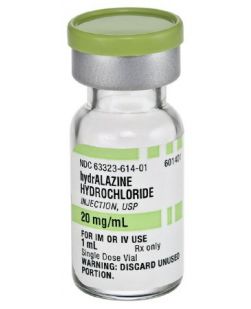 Hydralazine HCl 20 mg 