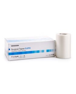 Medical Tape McKesson Silk-Like Cloth 3 Inch X 10 Yard White NonSterile