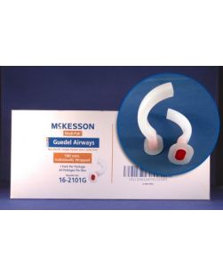 Oropharyngeal Airway McKesson Guedel 90 mm Length Yellow