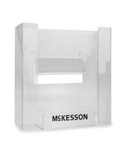 Glove Box Holder McKesson Horizontal or Vertical Mount 3-Box Clear 3-1/8 X 10-1/4 X 15-1/4 Inch Plastic