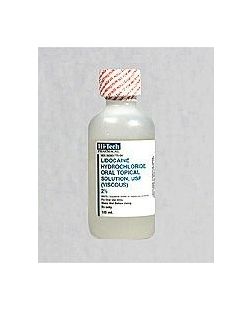 Generic Equivalent to Xylocaine® Lidocaine HCl 2% Oral Solution Bottle 100 mL