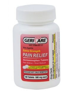 Non-Aspirin Extra Strength Rapid Release Gel Cap, 500mg, 100s, Compare to the Active Ingredients of Tylenol® Rapid Release Gels® 8/bx, 3 bx/cs (UPC01512701726) (Continental US Only)