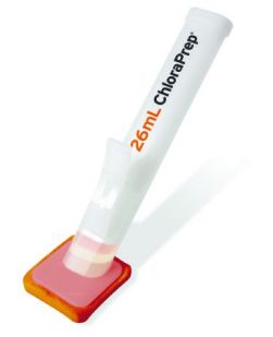 ChloraPrep® Hi-Lite Orange® Tint Applicator, 26ml, 25/cs (45 cs/plt) (Continental US Only)
