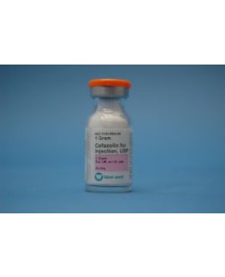 Cephalosporin Cefazolin Sodium 1 Gram Intramuscular or Intravenous Injection Single Dose Vial 10 mL