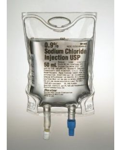 Replacement Preparation Sodium Chloride, Preservative Free 0.9% Intravenous IV Solution Flexible Bag 50 mL