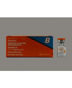 ENGERIX-B® Hepatitis B Vaccine Adult 20 mcg / mL Injection Single Dose Vial 1 mL