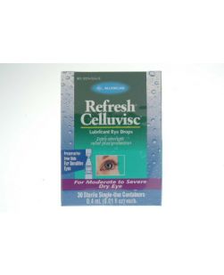 Eye Lubricant Refresh® Celluvisc® 0.01 oz. Gel Eye Drops