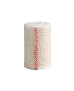 Elastic Bandage 3 Inch X 210 Inch Standard Compression Double Hook and Loop Closure Natural NonSterile