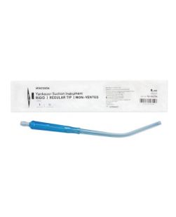 SUCTION, YANKAUER RIGID REG TIP W/O VENT STR LF (50/CS)