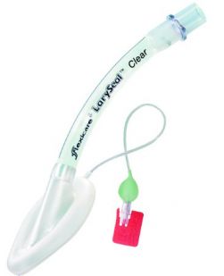 LarySeal™ Clear Laryngeal Mask Adult User Size 4 Red PVC Sterile Disposable