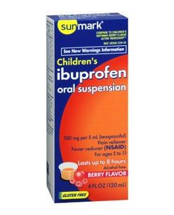 Pain Relief sunmark® 160 mg / 5 mL Strength Ibuprofen Oral Suspension 4 oz. (EA/1)