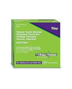 Boostrix® Tdap Booster Vaccine 10 Years of Age and Older Tetanus Toxoid, Reduced Diphtheria Toxoid and Acellular Pertussis Vaccine, Adsorbed Injection Prefilled Syringe 0.5 mL