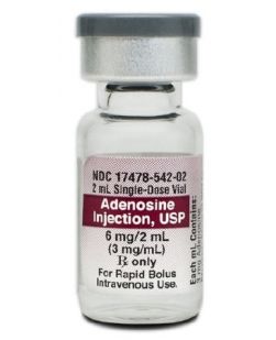 Adenosine 3 mg / mL Intravenous Injection Single Dose Vial 2 mL