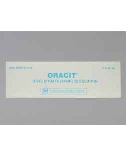 Oracit® Citric Acid / Sodium Citrate 640 mg - 490 mg Unit Dose, Oral Solution 30 mL