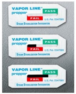 Vapor Line Sterilization Chemical Integrator Strip Steam 2 Inch INDICATOR, VAPOR LNE STRLZ INTEGATORS (250/BX)