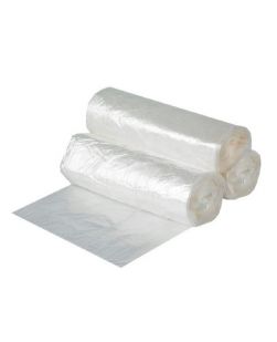 Trash Bag Heritage Medium Duty 12 - 16 gal. Clear LLDPE 0.50 Mil. 24 X 32 Inch Twist Tie Coreless Roll