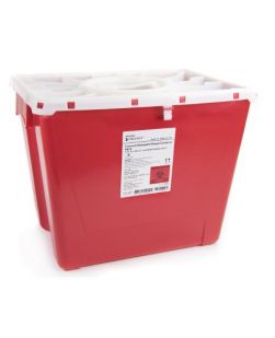 Sharps Container McKesson Prevent® 13.5H X 17.3W X 13L Inch 8 Gallon Red