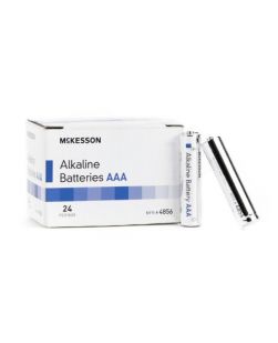 Alkaline Battery McKesson AAA Cell 1.5V Disposable 24 Pack (24/BX 25BX/CS)