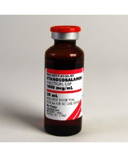 Vitamin B 12 Cyanocobalamin 1 000 Mcg Ml Intramuscular Or Subcutaneous Injection Single Use Vial 1 Ml